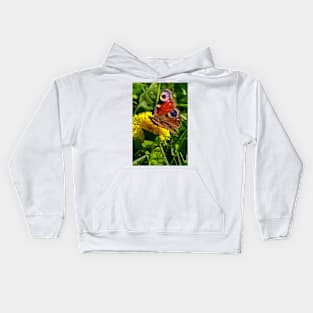 Peacock Butterfly Kids Hoodie